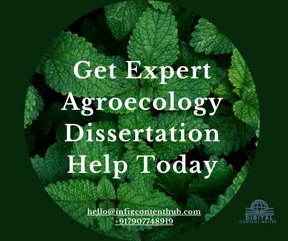 Agroecology Dissertation Help